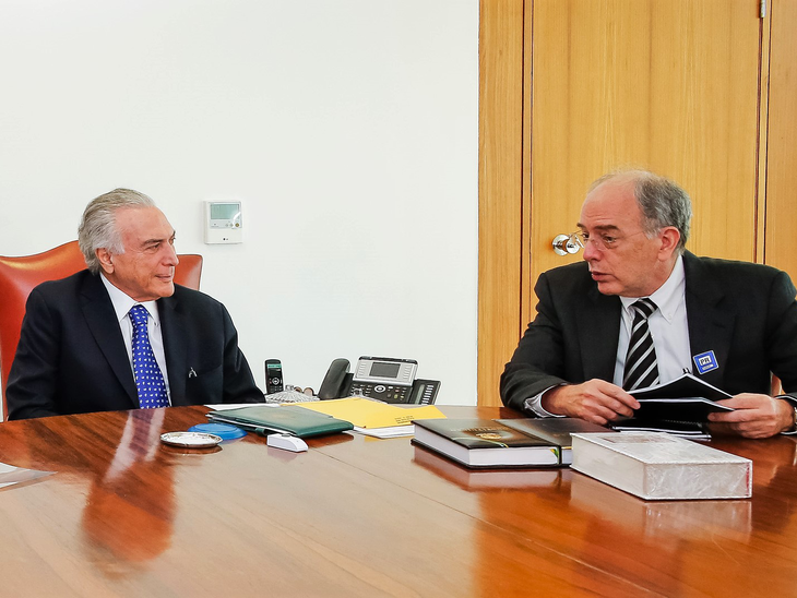Pedro Parente diz ao presidente Temer que em 5 anos, Petrobras pode ser 4ª ou 5ª maior empresa do setor no mundo