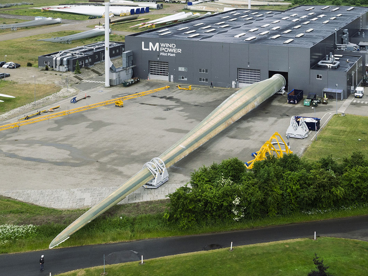 LM Wind Power Dinamarca produz a maior pá eólica do mundo: 88,4 metros