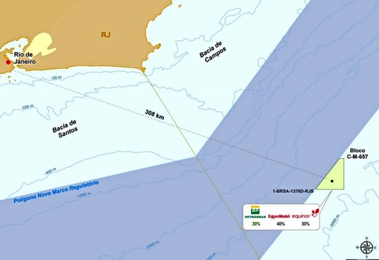 Petrobras faz descoberta de petróleo no poço pioneiro do bloco C-M-657 na Bacia de Campos Petrobras faz descoberta de petróleo no poço pioneiro do bloco C-M-657 na Bacia de Campos