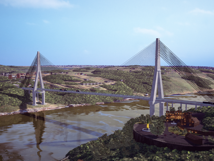 Paga pela Itaipu, obra da segunda ponte entre Brasil e Paraguai deve gerar 400 empregos diretos